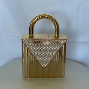 Michael Kors Studio Mercer oversized Lock Clutch